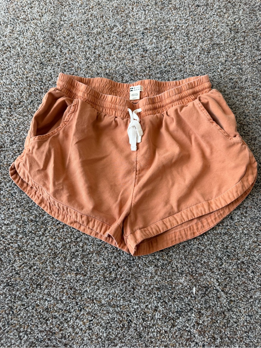 Billabong Road Trippin Womens M Sun Kissed Peach Drawstring Beach Surf Shorts